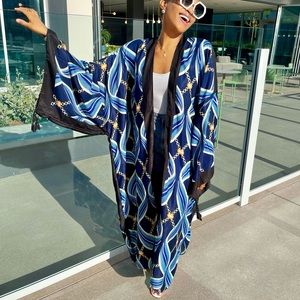 Boho Chic Maxi Kimono